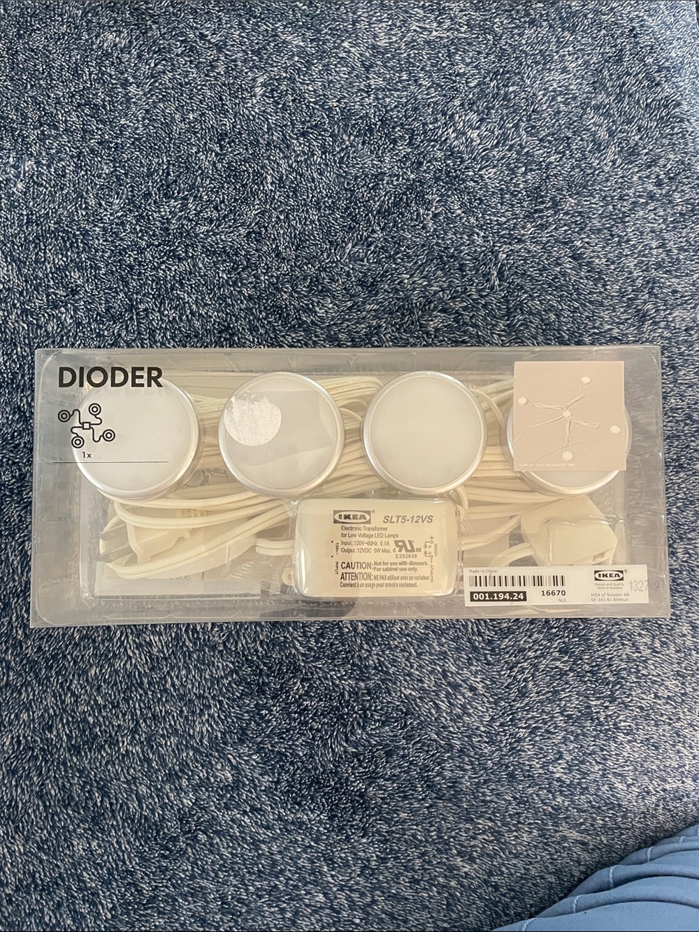 IKEA DIODER LED puck lights - White and Cream